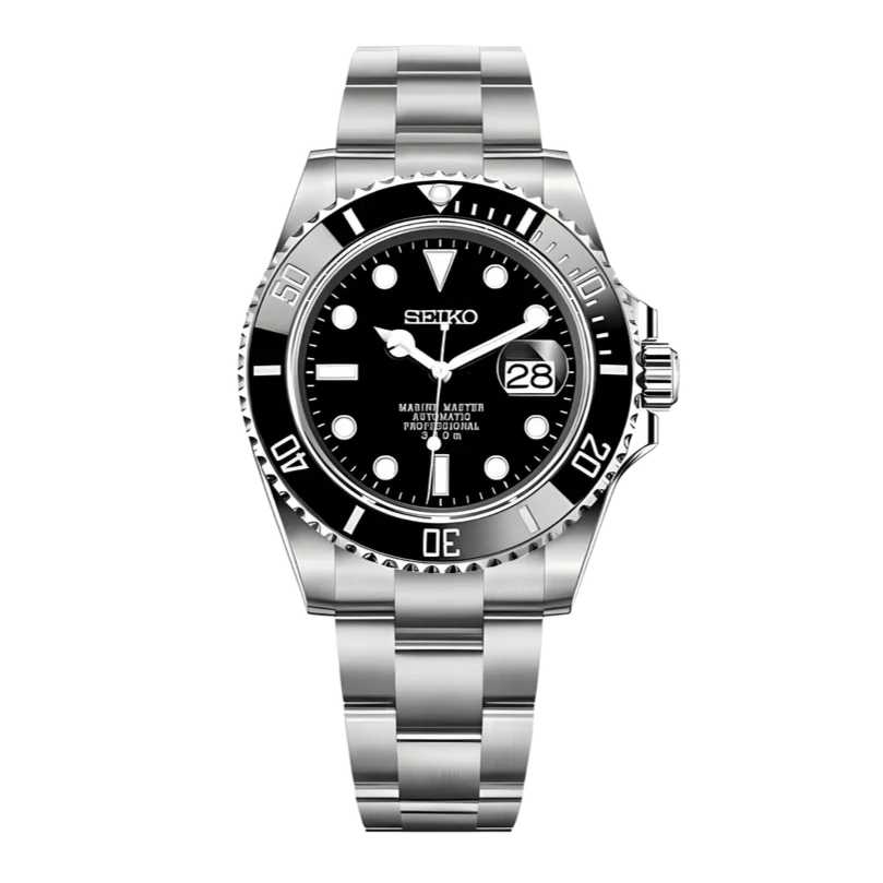 SEIKO MOD SUBMARINER BLACK