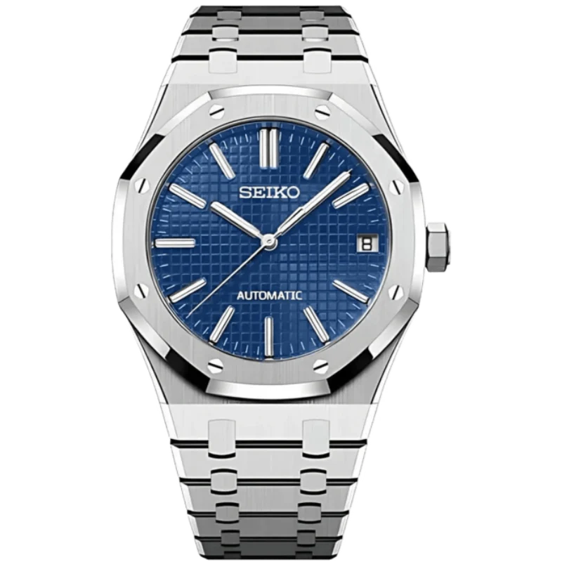 SEIKO MOD ROYAL OAK BLEU