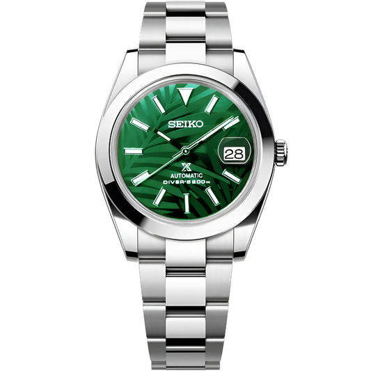SEIKO MOD DATEJUST PALMIER