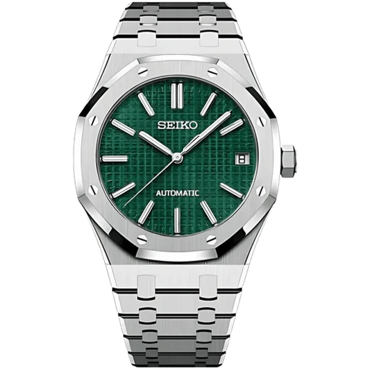 SEIKO MOD ROYAL OAK GREEN