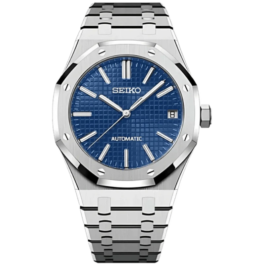 SEIKO MOD ROYAL OAK BLEU
